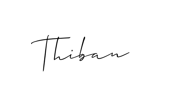 Make a short Thiban signature style. Manage your documents anywhere anytime using Allison_Script. Create and add eSignatures, submit forms, share and send files easily. Thiban signature style 2 images and pictures png