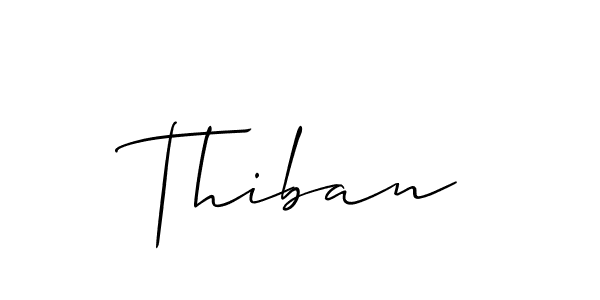 Best and Professional Signature Style for Thiban. Allison_Script Best Signature Style Collection. Thiban signature style 2 images and pictures png