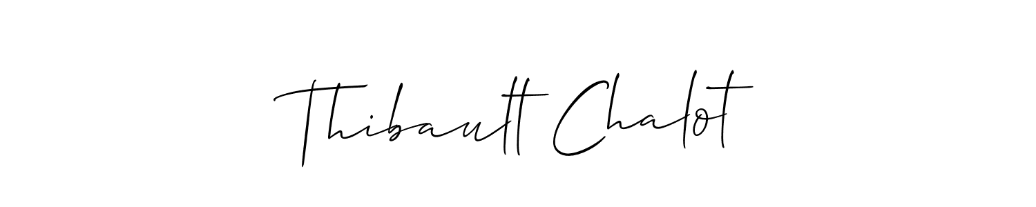 It looks lik you need a new signature style for name Thibault Chalot. Design unique handwritten (Allison_Script) signature with our free signature maker in just a few clicks. Thibault Chalot signature style 2 images and pictures png