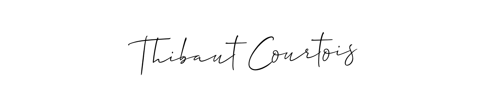 You should practise on your own different ways (Allison_Script) to write your name (Thibaut Courtois) in signature. don't let someone else do it for you. Thibaut Courtois signature style 2 images and pictures png