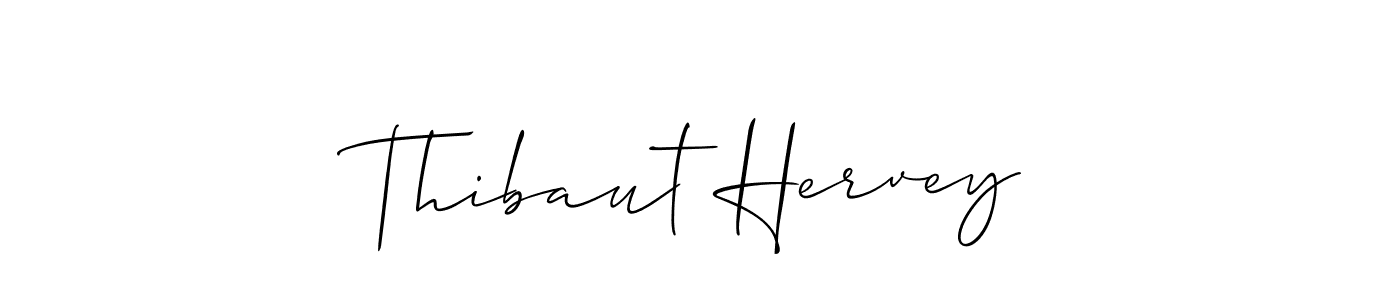 Design your own signature with our free online signature maker. With this signature software, you can create a handwritten (Allison_Script) signature for name Thibaut Hervey. Thibaut Hervey signature style 2 images and pictures png