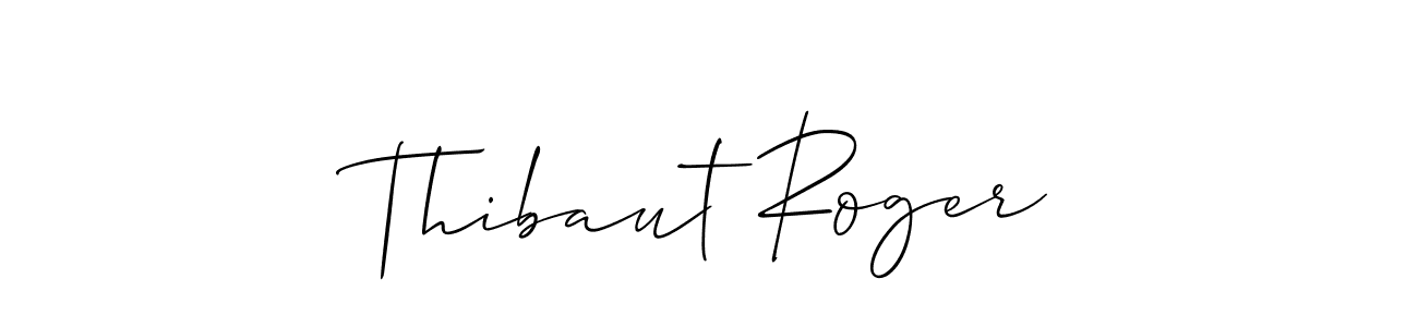 Make a short Thibaut Roger signature style. Manage your documents anywhere anytime using Allison_Script. Create and add eSignatures, submit forms, share and send files easily. Thibaut Roger signature style 2 images and pictures png