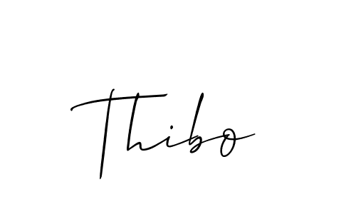 Allison_Script is a professional signature style that is perfect for those who want to add a touch of class to their signature. It is also a great choice for those who want to make their signature more unique. Get Thibo name to fancy signature for free. Thibo signature style 2 images and pictures png