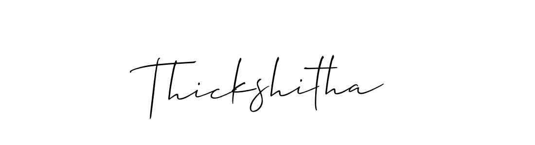 Make a beautiful signature design for name Thickshitha. Use this online signature maker to create a handwritten signature for free. Thickshitha signature style 2 images and pictures png