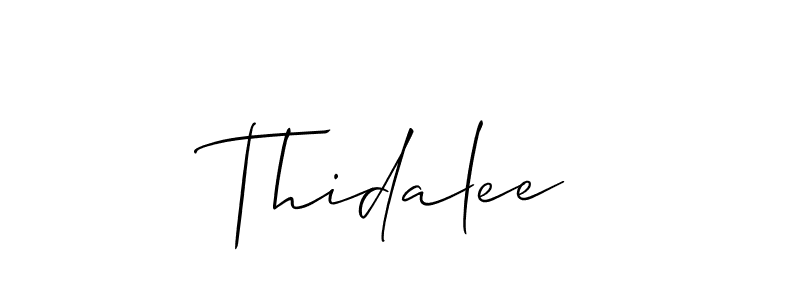 Here are the top 10 professional signature styles for the name Thidalee. These are the best autograph styles you can use for your name. Thidalee signature style 2 images and pictures png