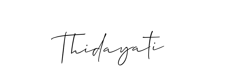 Best and Professional Signature Style for Thidayati. Allison_Script Best Signature Style Collection. Thidayati signature style 2 images and pictures png