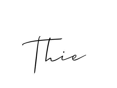 Make a beautiful signature design for name Thie. Use this online signature maker to create a handwritten signature for free. Thie signature style 2 images and pictures png