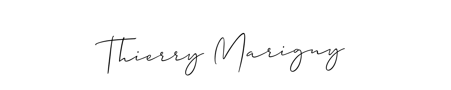 How to make Thierry Marigny signature? Allison_Script is a professional autograph style. Create handwritten signature for Thierry Marigny name. Thierry Marigny signature style 2 images and pictures png