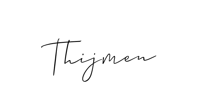 Make a short Thijmen signature style. Manage your documents anywhere anytime using Allison_Script. Create and add eSignatures, submit forms, share and send files easily. Thijmen signature style 2 images and pictures png