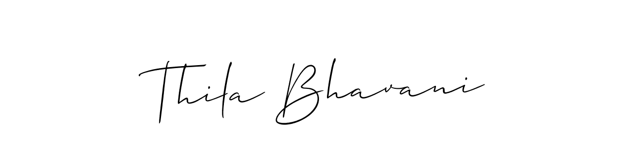Make a beautiful signature design for name Thila Bhavani. Use this online signature maker to create a handwritten signature for free. Thila Bhavani signature style 2 images and pictures png