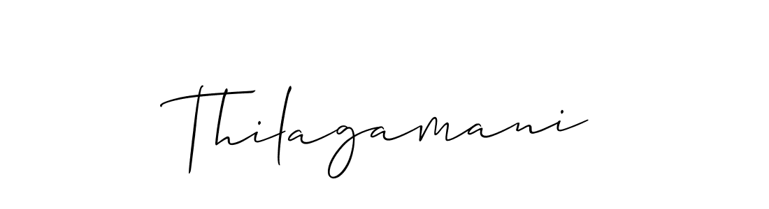 How to Draw Thilagamani signature style? Allison_Script is a latest design signature styles for name Thilagamani. Thilagamani signature style 2 images and pictures png