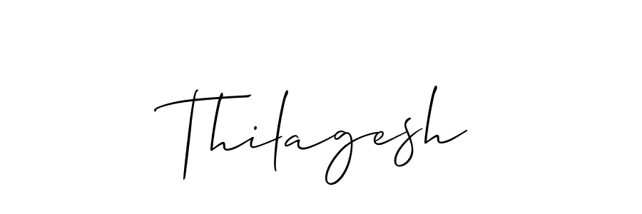 You should practise on your own different ways (Allison_Script) to write your name (Thilagesh) in signature. don't let someone else do it for you. Thilagesh signature style 2 images and pictures png