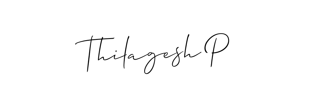 Best and Professional Signature Style for Thilagesh P. Allison_Script Best Signature Style Collection. Thilagesh P signature style 2 images and pictures png