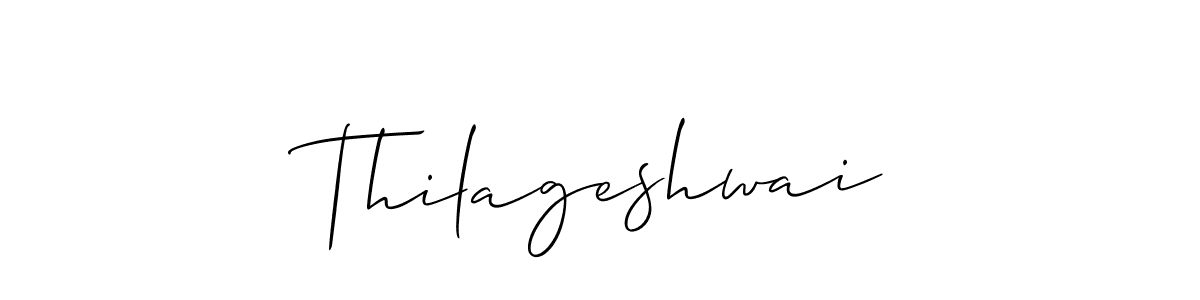 The best way (Allison_Script) to make a short signature is to pick only two or three words in your name. The name Thilageshwai include a total of six letters. For converting this name. Thilageshwai signature style 2 images and pictures png