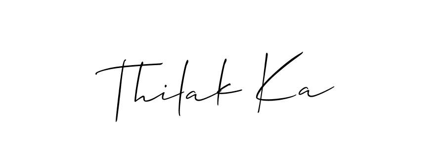 Check out images of Autograph of Thilak Ka name. Actor Thilak Ka Signature Style. Allison_Script is a professional sign style online. Thilak Ka signature style 2 images and pictures png