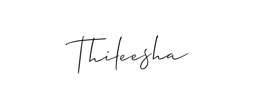 Create a beautiful signature design for name Thileesha. With this signature (Allison_Script) fonts, you can make a handwritten signature for free. Thileesha signature style 2 images and pictures png