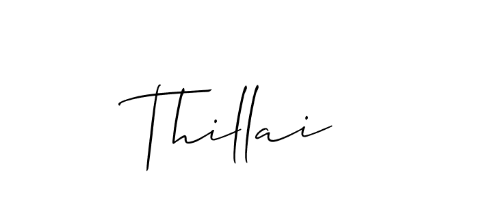 How to Draw Thillai signature style? Allison_Script is a latest design signature styles for name Thillai. Thillai signature style 2 images and pictures png