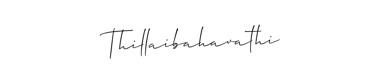 Also You can easily find your signature by using the search form. We will create Thillaibahavathi name handwritten signature images for you free of cost using Allison_Script sign style. Thillaibahavathi signature style 2 images and pictures png