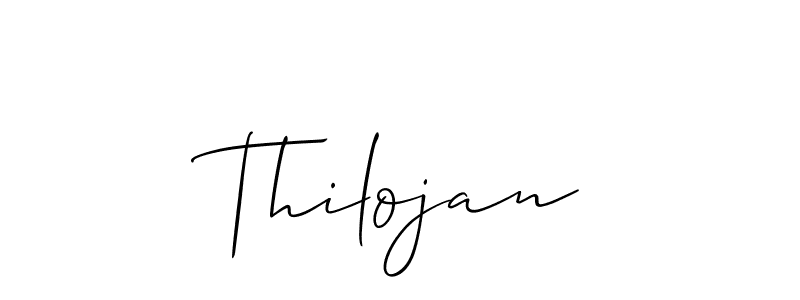 Allison_Script is a professional signature style that is perfect for those who want to add a touch of class to their signature. It is also a great choice for those who want to make their signature more unique. Get Thilojan name to fancy signature for free. Thilojan signature style 2 images and pictures png