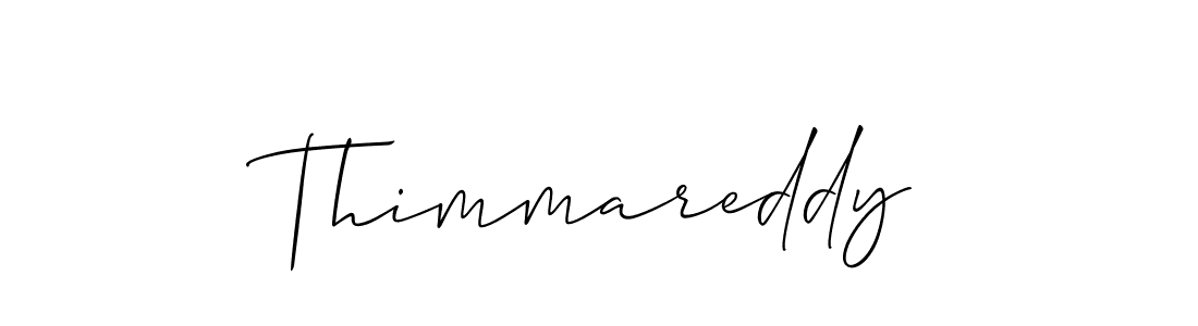 Also we have Thimmareddy name is the best signature style. Create professional handwritten signature collection using Allison_Script autograph style. Thimmareddy signature style 2 images and pictures png
