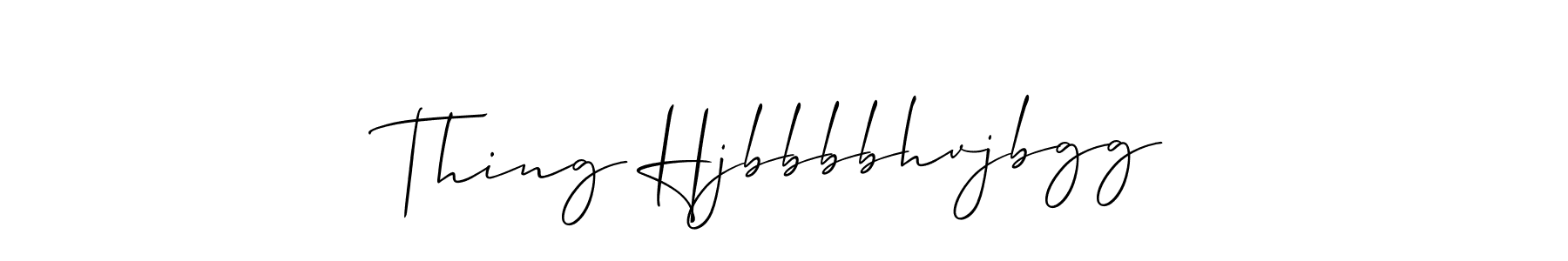 This is the best signature style for the Thing Hjbbbbhvjbgg name. Also you like these signature font (Allison_Script). Mix name signature. Thing Hjbbbbhvjbgg signature style 2 images and pictures png