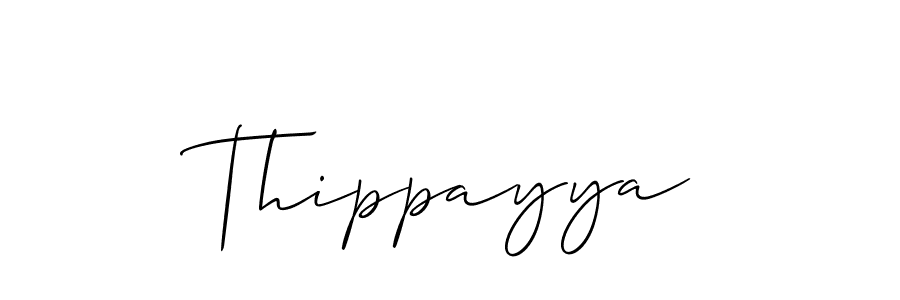 Make a short Thippayya signature style. Manage your documents anywhere anytime using Allison_Script. Create and add eSignatures, submit forms, share and send files easily. Thippayya signature style 2 images and pictures png