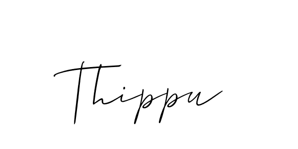 The best way (Allison_Script) to make a short signature is to pick only two or three words in your name. The name Thippu include a total of six letters. For converting this name. Thippu signature style 2 images and pictures png