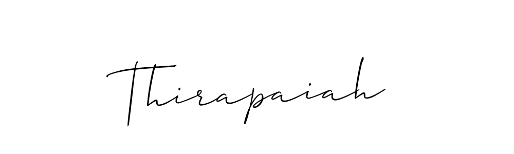 Make a beautiful signature design for name Thirapaiah. Use this online signature maker to create a handwritten signature for free. Thirapaiah signature style 2 images and pictures png