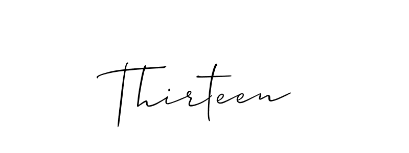 You should practise on your own different ways (Allison_Script) to write your name (Thirteen) in signature. don't let someone else do it for you. Thirteen signature style 2 images and pictures png