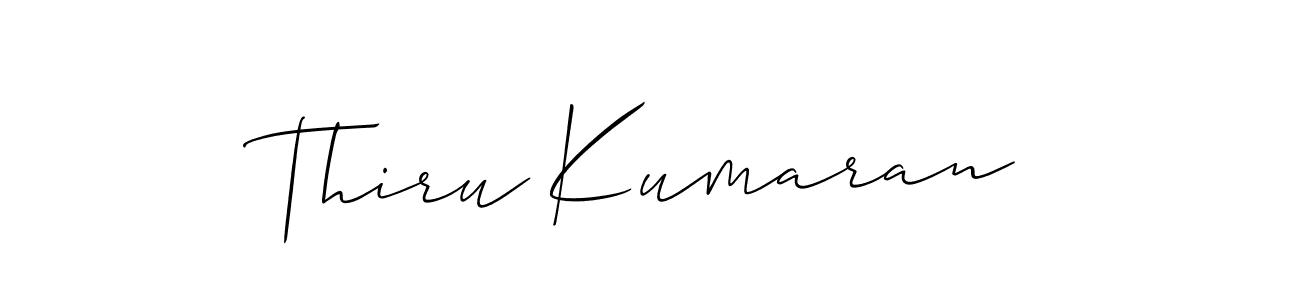 Best and Professional Signature Style for Thiru Kumaran. Allison_Script Best Signature Style Collection. Thiru Kumaran signature style 2 images and pictures png