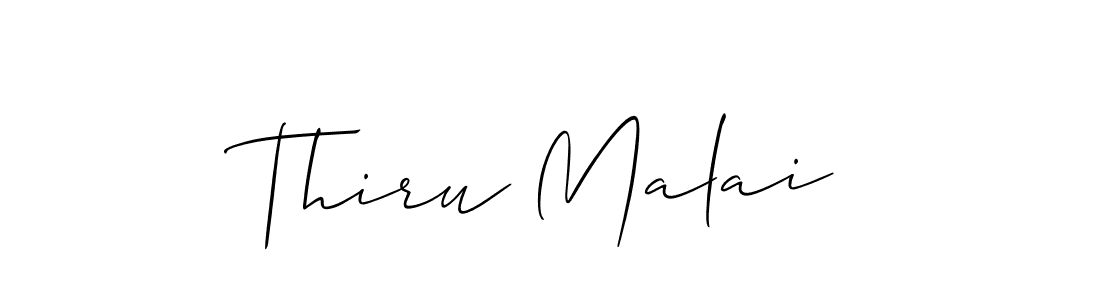 Thiru Malai stylish signature style. Best Handwritten Sign (Allison_Script) for my name. Handwritten Signature Collection Ideas for my name Thiru Malai. Thiru Malai signature style 2 images and pictures png