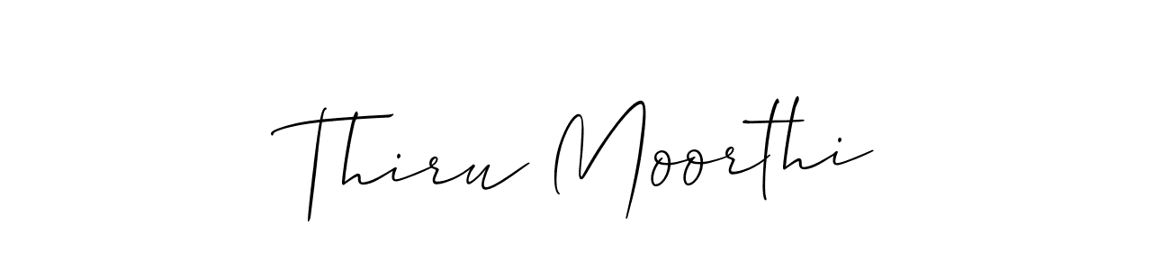 Make a beautiful signature design for name Thiru Moorthi. With this signature (Allison_Script) style, you can create a handwritten signature for free. Thiru Moorthi signature style 2 images and pictures png