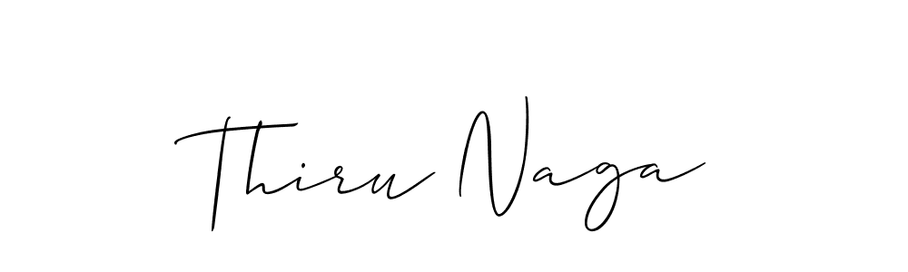Best and Professional Signature Style for Thiru Naga. Allison_Script Best Signature Style Collection. Thiru Naga signature style 2 images and pictures png
