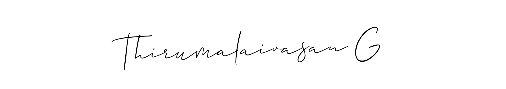 Once you've used our free online signature maker to create your best signature Allison_Script style, it's time to enjoy all of the benefits that Thirumalaivasan G name signing documents. Thirumalaivasan G signature style 2 images and pictures png