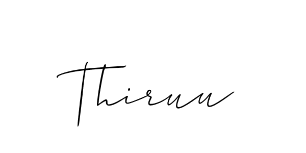 The best way (Allison_Script) to make a short signature is to pick only two or three words in your name. The name Thiruu include a total of six letters. For converting this name. Thiruu signature style 2 images and pictures png