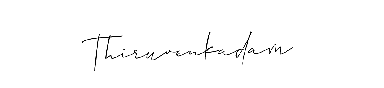 if you are searching for the best signature style for your name Thiruvenkadam. so please give up your signature search. here we have designed multiple signature styles  using Allison_Script. Thiruvenkadam signature style 2 images and pictures png