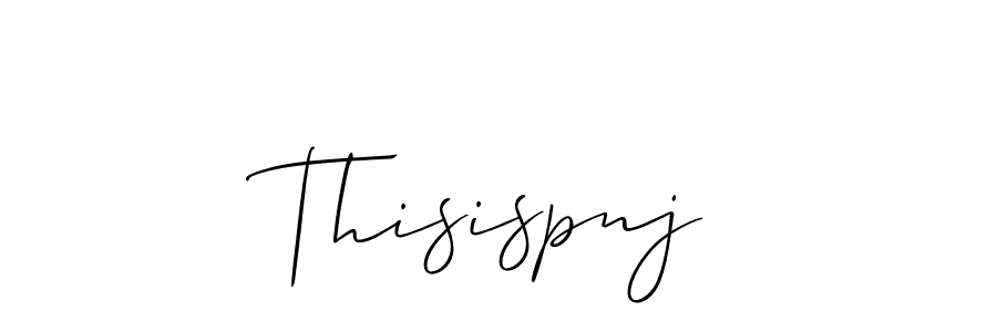 Make a short Thisispnj signature style. Manage your documents anywhere anytime using Allison_Script. Create and add eSignatures, submit forms, share and send files easily. Thisispnj signature style 2 images and pictures png