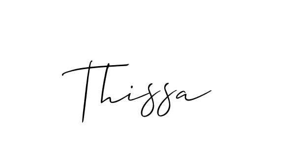 Also You can easily find your signature by using the search form. We will create Thissa name handwritten signature images for you free of cost using Allison_Script sign style. Thissa signature style 2 images and pictures png