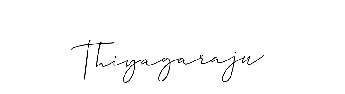 Create a beautiful signature design for name Thiyagaraju. With this signature (Allison_Script) fonts, you can make a handwritten signature for free. Thiyagaraju signature style 2 images and pictures png
