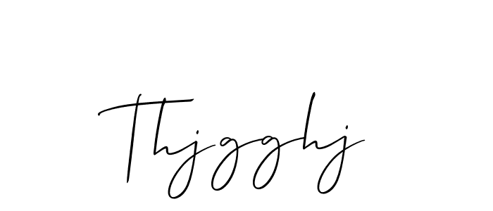 It looks lik you need a new signature style for name Thjgghj. Design unique handwritten (Allison_Script) signature with our free signature maker in just a few clicks. Thjgghj signature style 2 images and pictures png