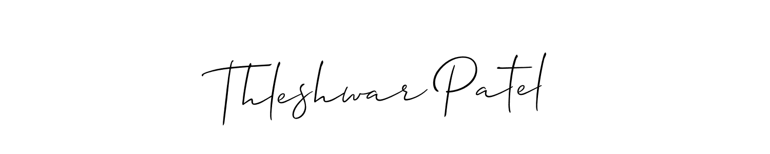 You can use this online signature creator to create a handwritten signature for the name Thleshwar Patel. This is the best online autograph maker. Thleshwar Patel signature style 2 images and pictures png