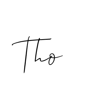if you are searching for the best signature style for your name Tho. so please give up your signature search. here we have designed multiple signature styles  using Allison_Script. Tho signature style 2 images and pictures png