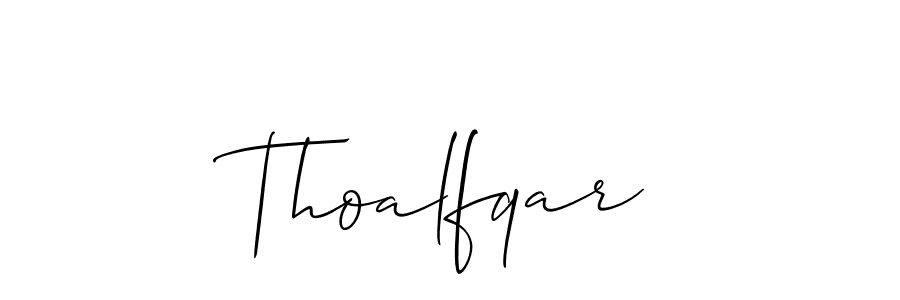 This is the best signature style for the Thoalfqar name. Also you like these signature font (Allison_Script). Mix name signature. Thoalfqar signature style 2 images and pictures png
