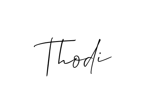 You should practise on your own different ways (Allison_Script) to write your name (Thodi) in signature. don't let someone else do it for you. Thodi signature style 2 images and pictures png