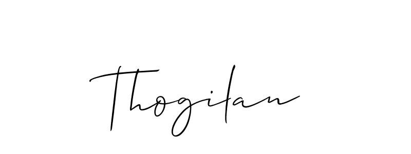 You should practise on your own different ways (Allison_Script) to write your name (Thogilan) in signature. don't let someone else do it for you. Thogilan signature style 2 images and pictures png