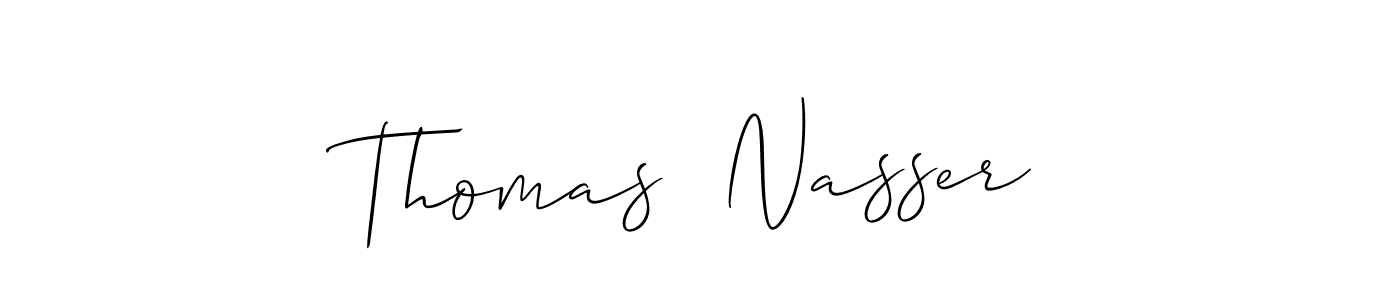 Once you've used our free online signature maker to create your best signature Allison_Script style, it's time to enjoy all of the benefits that Thomas  Nasser name signing documents. Thomas  Nasser signature style 2 images and pictures png