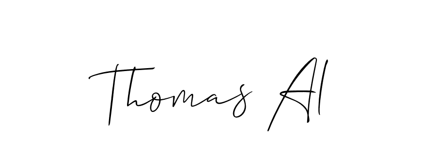 Also we have Thomas Al name is the best signature style. Create professional handwritten signature collection using Allison_Script autograph style. Thomas Al signature style 2 images and pictures png