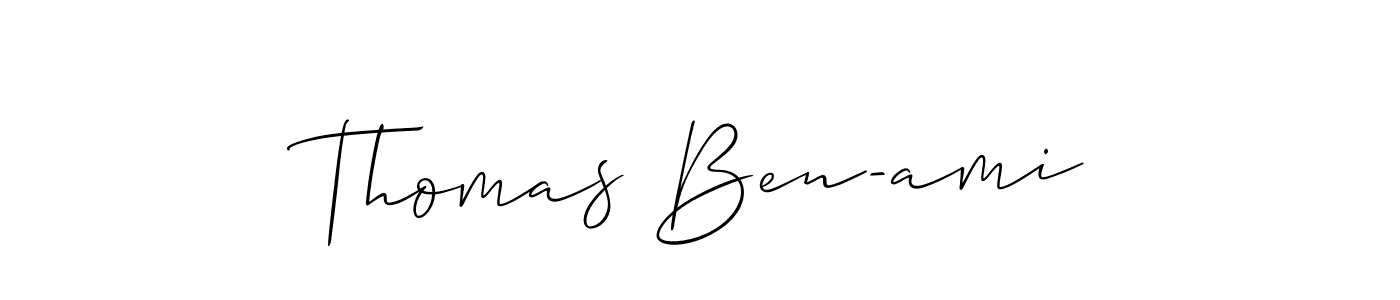 See photos of Thomas Ben-ami official signature by Spectra . Check more albums & portfolios. Read reviews & check more about Allison_Script font. Thomas Ben-ami signature style 2 images and pictures png