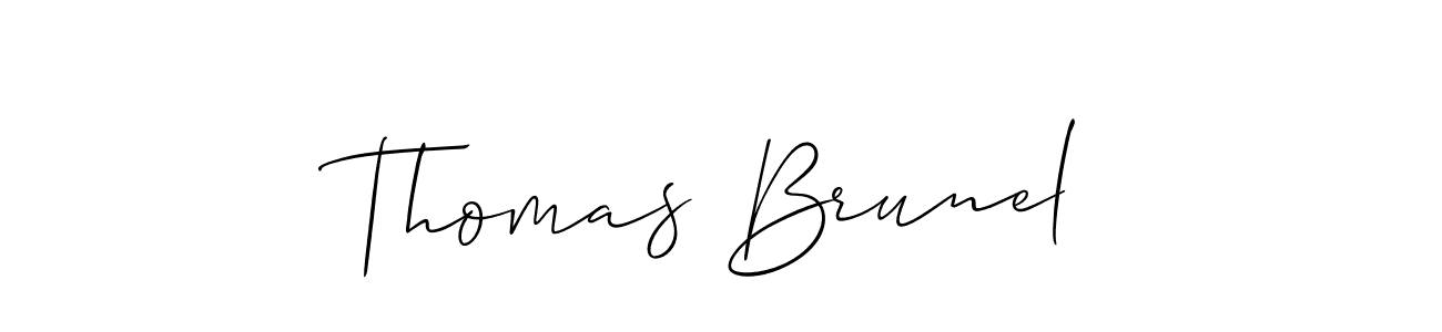 How to Draw Thomas Brunel signature style? Allison_Script is a latest design signature styles for name Thomas Brunel. Thomas Brunel signature style 2 images and pictures png