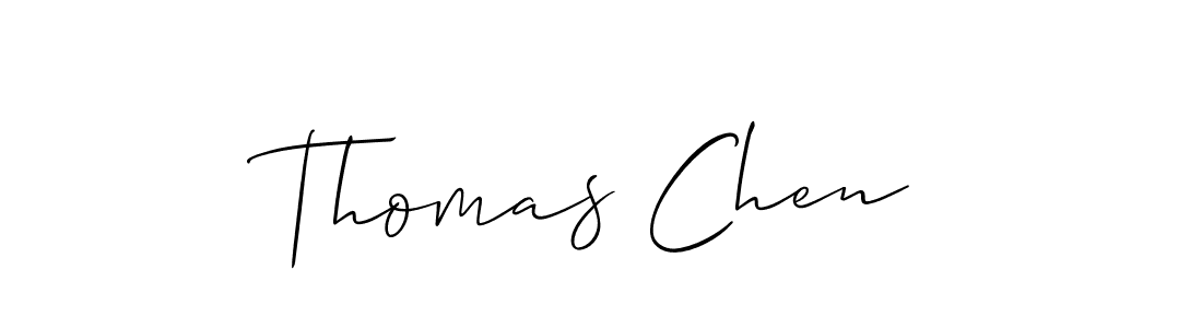 Make a beautiful signature design for name Thomas Chen. Use this online signature maker to create a handwritten signature for free. Thomas Chen signature style 2 images and pictures png